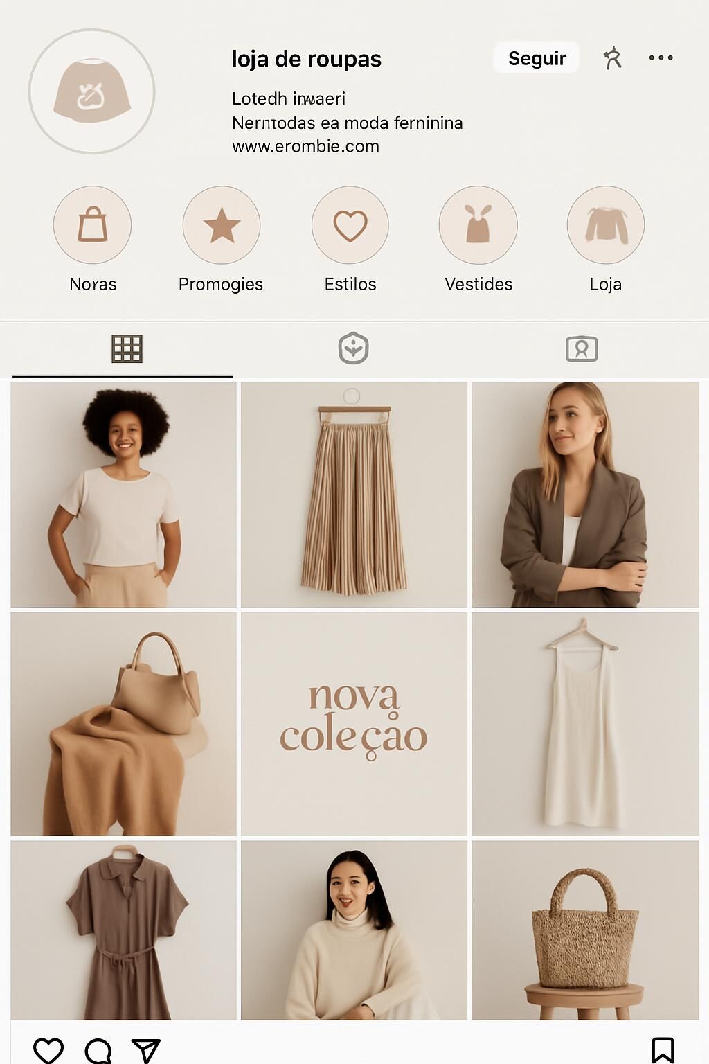 Gerenciamento Instagram
